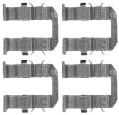 TEXTAR TEXTAR 82076000 1x Accessory Kit, disc brake pad 