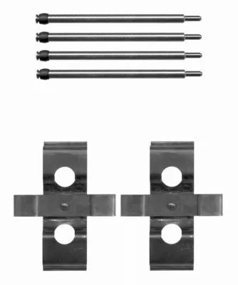 1x Accessory Kit, disc brake pad