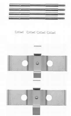 TEXTAR TEXTAR 82500700 1x Accessory Kit, disc brake pad 