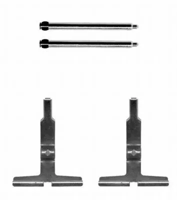 1x Accessory Kit, disc brake pad