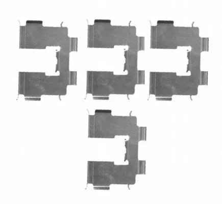 TEXTAR TEXTAR (82502700) 1x Accessory Kit, disc brake pad 