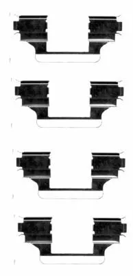 TEXTAR TEXTAR 82506000 1x Accessory Kit, disc brake pad 