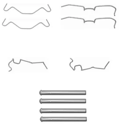 TEXTAR TEXTAR 82506300 1x Accessory Kit, disc brake pad 