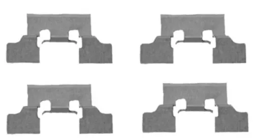TEXTAR TEXTAR 82506700 1x Accessory Kit, disc brake pad 