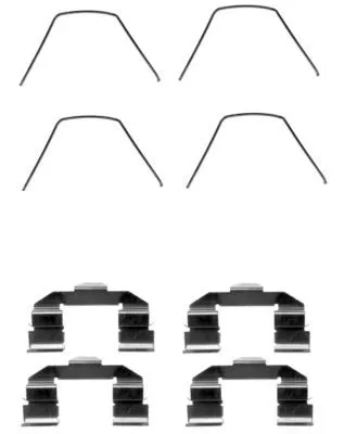TEXTAR TEXTAR 82507100 1x Accessory Kit, disc brake pad 