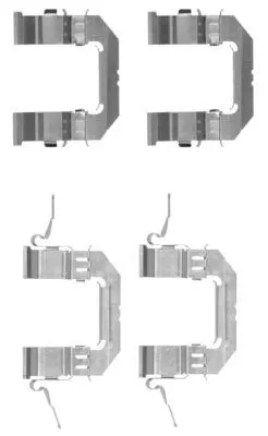 TEXTAR TEXTAR (82507500) 1x Accessory Kit, disc brake pad 