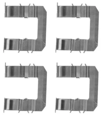 TEXTAR TEXTAR (82508500) 1x Accessory Kit, disc brake pad 