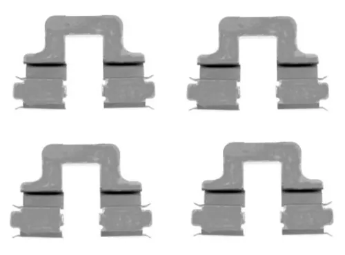 1x Accessory Kit, disc brake pad