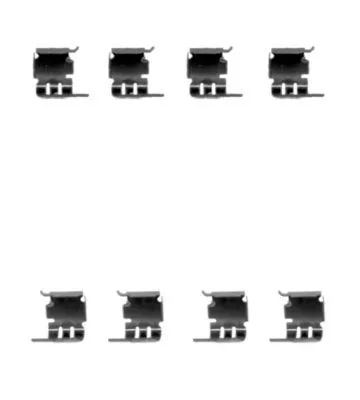 TEXTAR TEXTAR 82509100 1x Accessory Kit, disc brake pad 