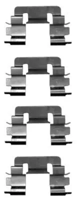 TEXTAR TEXTAR 82509400 1x Accessory Kit, disc brake pad 