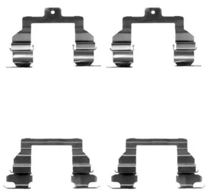 TEXTAR TEXTAR 82509800 1x Accessory Kit, disc brake pad 