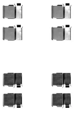 TEXTAR TEXTAR 82510200 1x Accessory Kit, disc brake pad 