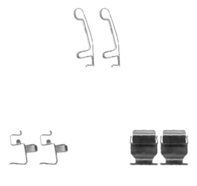 TEXTAR TEXTAR 82510300 1x Accessory Kit, disc brake pad 