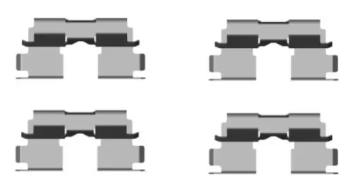 TEXTAR TEXTAR 82510800 1x Accessory Kit, disc brake pad 