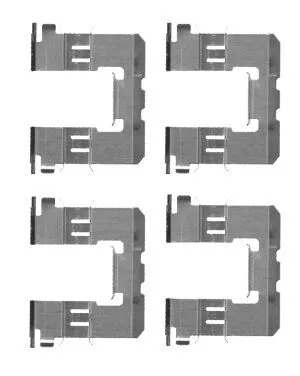 TEXTAR TEXTAR 82511900 1x Accessory Kit, disc brake pad 