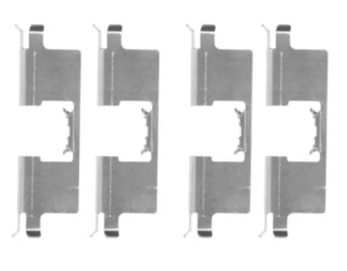 1x Accessory Kit, disc brake pad