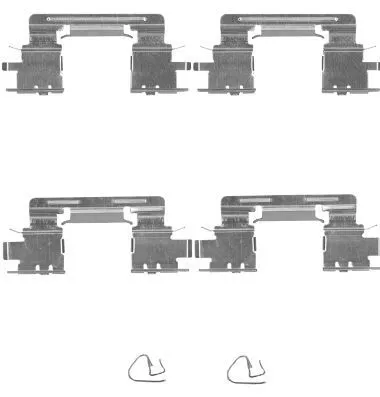 TEXTAR TEXTAR (82515100) 1x Accessory Kit, disc brake pad 