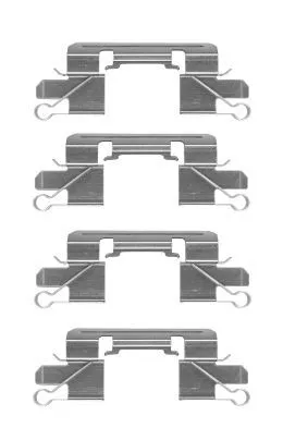 1x Accessory Kit, disc brake pad