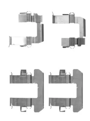 TEXTAR TEXTAR (82516800) 1x Accessory Kit, disc brake pad 