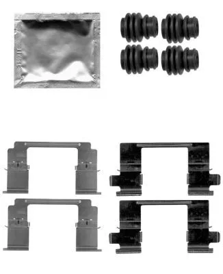 1x Accessory Kit, disc brake pad