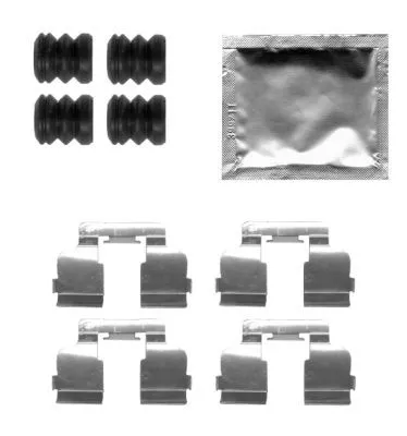 1x Accessory Kit, disc brake pad