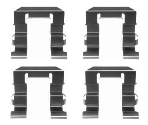 1x Accessory Kit, disc brake pad