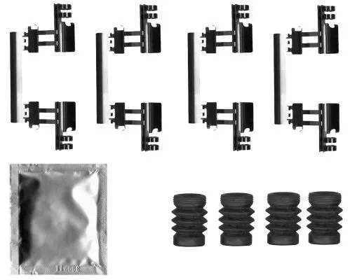 1x Accessory Kit, disc brake pad