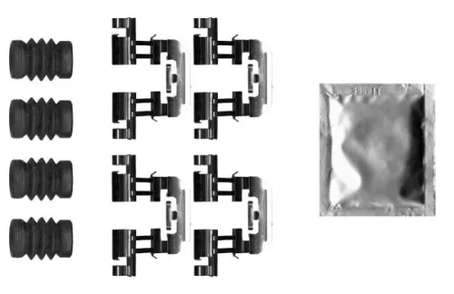 1x Accessory Kit, disc brake pad