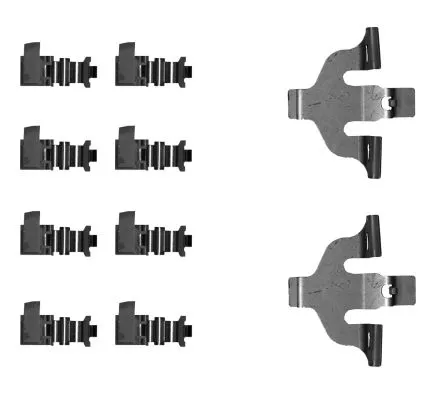 TEXTAR TEXTAR 82544000 1x Accessory Kit, disc brake pad 
