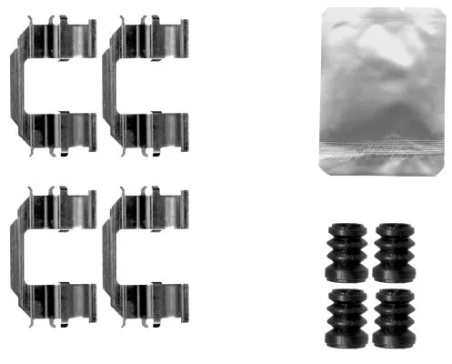 TEXTAR TEXTAR 82544800 1x Accessory Kit, disc brake pad 
