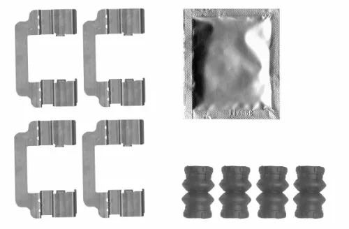TEXTAR TEXTAR 82544900 1x Accessory Kit, disc brake pad 