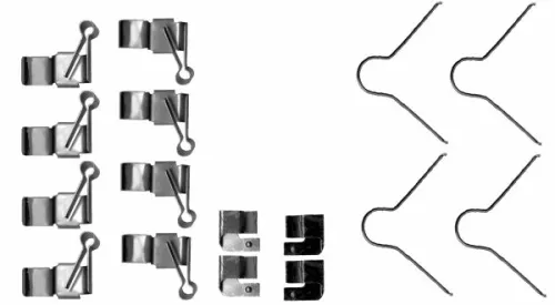 TEXTAR TEXTAR 82547400 1x Accessory Kit, disc brake pad 
