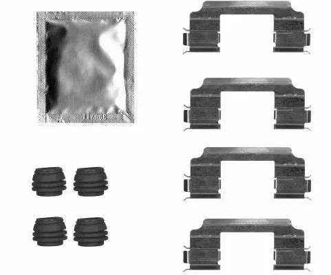 TEXTAR TEXTAR 82547900 1x Accessory Kit, disc brake pad 