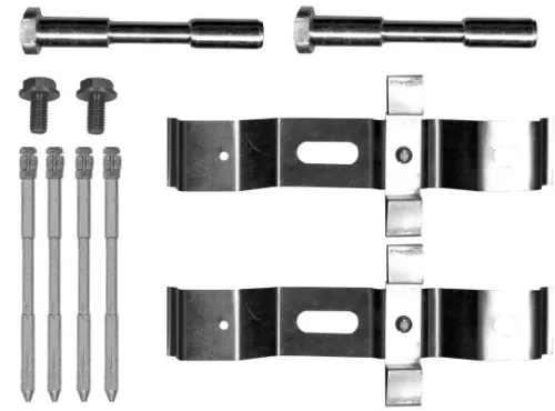1x Accessory Kit, disc brake pad