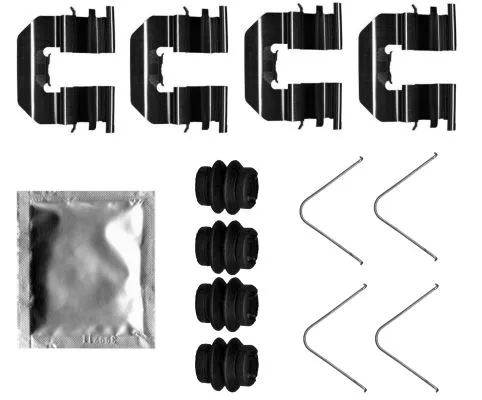 TEXTAR TEXTAR 82550600 1x Accessory Kit, disc brake pad 