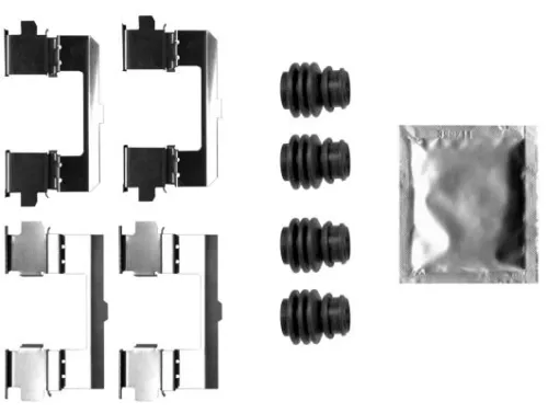 1x Accessory Kit, disc brake pad
