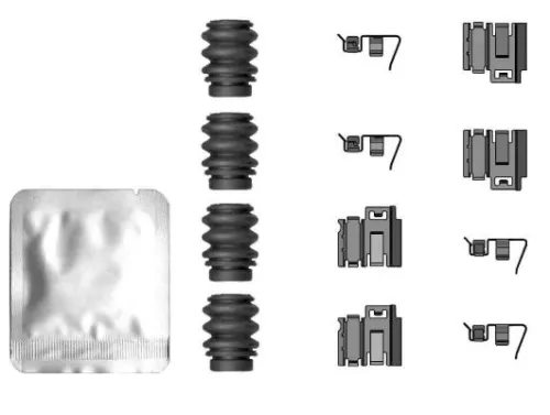 TEXTAR TEXTAR 82554000 1x Accessory Kit, disc brake pad 