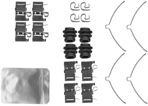 1x Accessory Kit, disc brake pad