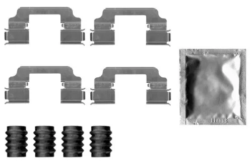 1x Accessory Kit, disc brake pad