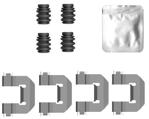TEXTAR TEXTAR (82557600) 1x Accessory Kit, disc brake pad 