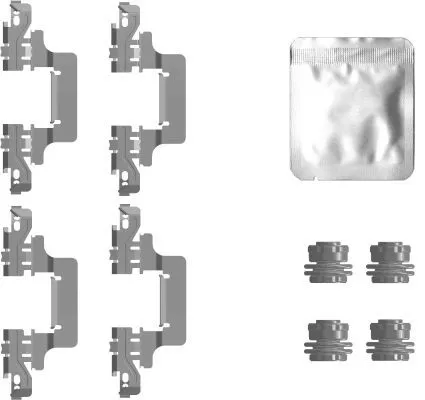 TEXTAR TEXTAR (82557900) 1x Accessory Kit, disc brake pad 
