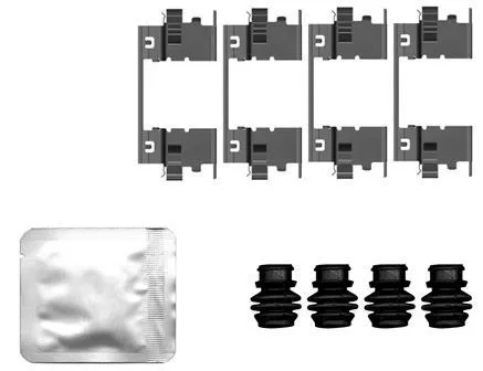1x Accessory Kit, disc brake pad