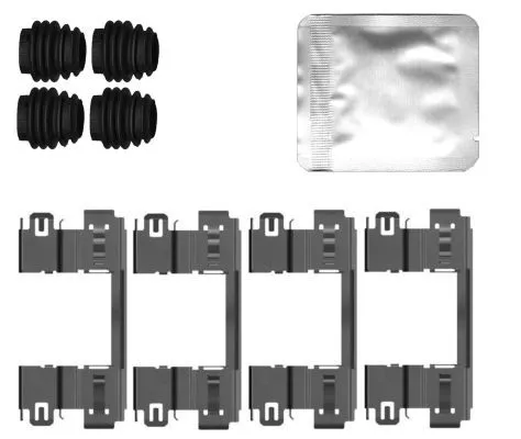 1x Accessory Kit, disc brake pad