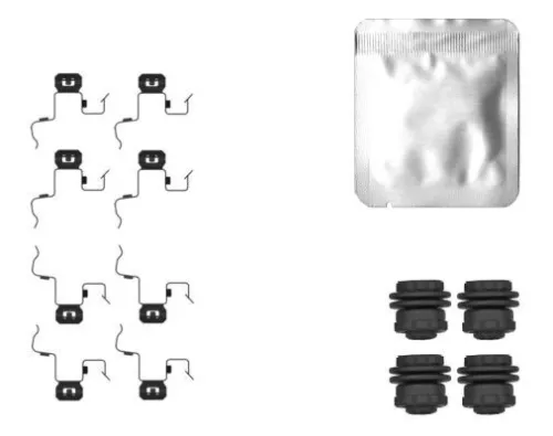 TEXTAR TEXTAR (82560100) 1x Accessory Kit, disc brake pad 