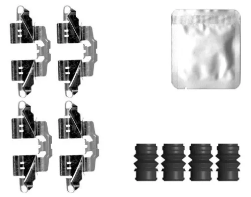 TEXTAR TEXTAR (82560500) 1x Accessory Kit, disc brake pad 