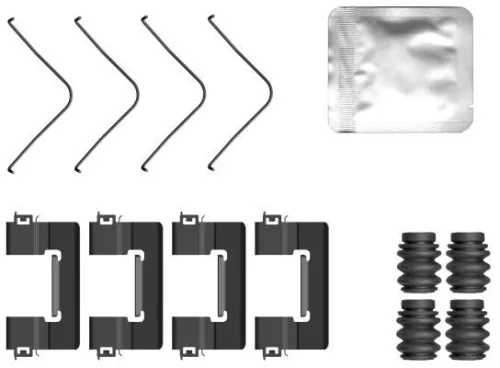 TEXTAR TEXTAR (82560600) 1x Accessory Kit, disc brake pad 