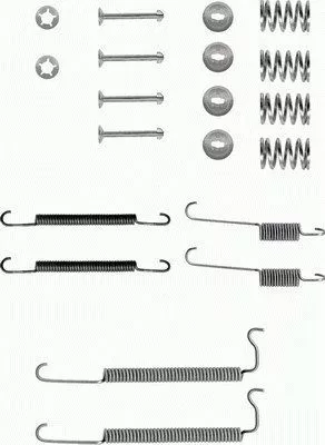 TEXTAR TEXTAR (97001000) 1x Accessory Kit, brake shoes 
