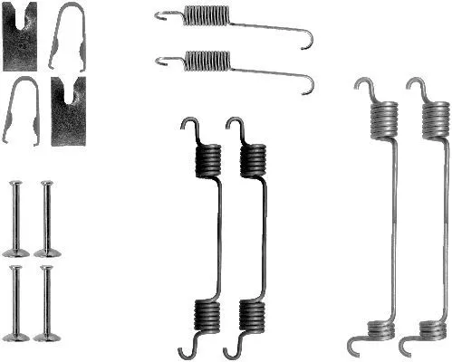 TEXTAR TEXTAR (97015800) 1x Accessory Kit, brake shoes 