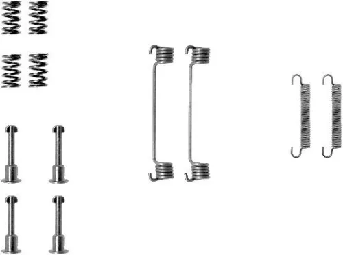 TEXTAR TEXTAR (97029100) 1x Accessory Kit, parking brake shoes 