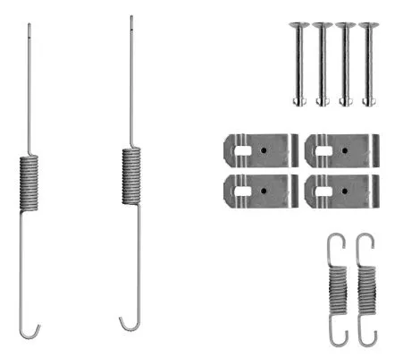 1x Accessory Kit, brake shoes